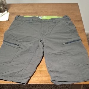 Gray Men's REI Nylon/spandex Cargo Shorts